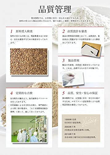 熊本製粉 九州 ミズホチカラ パン用 米粉 5枚目