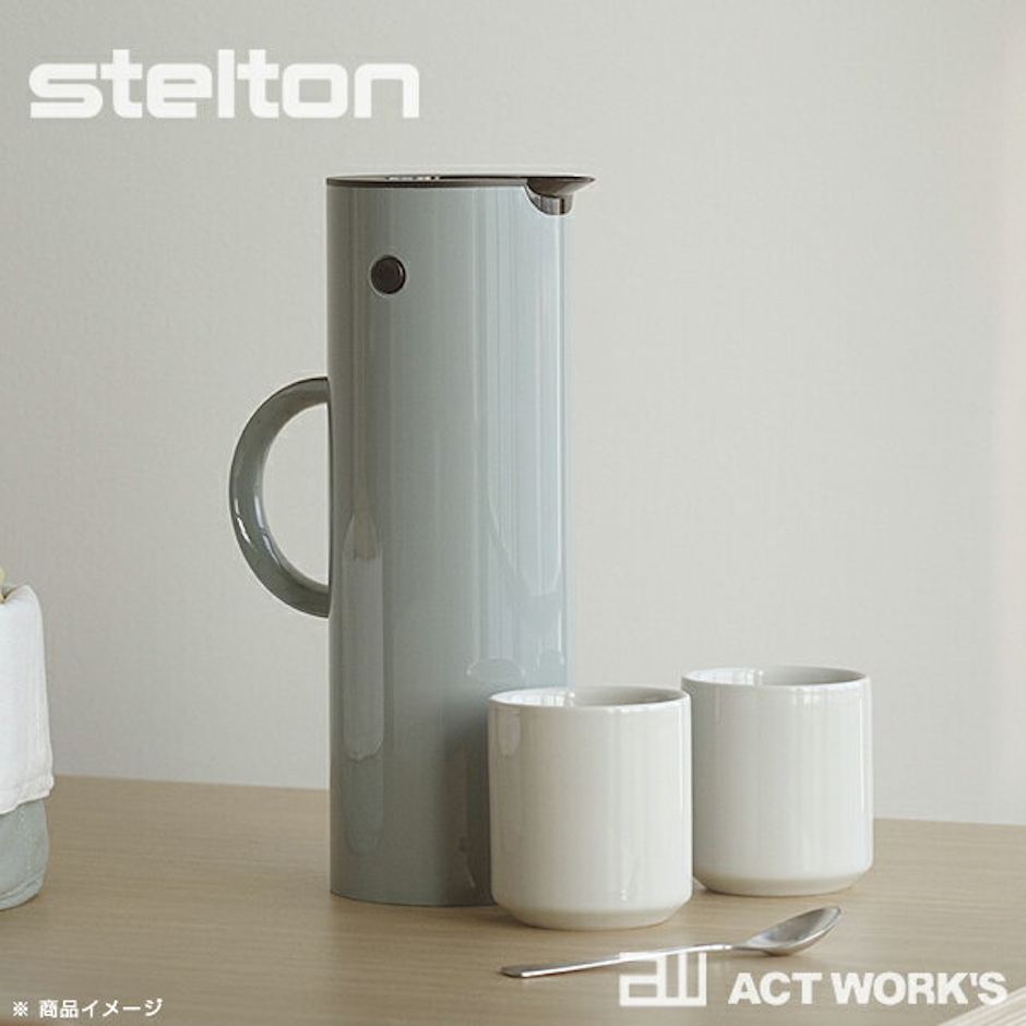 《全6色》stelton EM77 バキュームジャグ 1.0L 魔法瓶 【ステルトン デザイン雑貨 保温ポット 保冷ポット 珈琲 キッチン雑貨 喫茶 紅茶 緑茶 日本茶 ホット アイス ティータイム ウォーターピッチャー 北欧】2403ss 2枚目