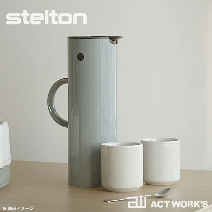 《全6色》stelton EM77 バキュームジャグ 1.0L 魔法瓶 【ステルトン デザイン雑貨 保温ポット 保冷ポット 珈琲 キッチン雑貨 喫茶 紅茶 緑茶 日本茶 ホット アイス ティータイム ウォーターピッチャー 北欧】2403ss 2枚目