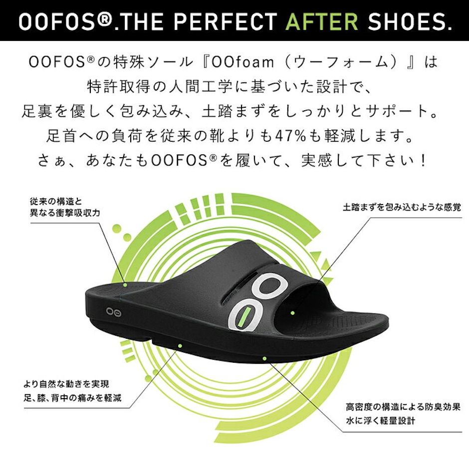 oofos 2023春夏新作 OOFOS ウーフォス OOriginal ウーオリジナル トングサンダル ビーチサンダル リカバリーシューズ スポーツ ランニング マラソン ヨガ トレッキング 健康サンダル お洒落 ふかふか 履き心地 レディース メンズ ユニセックス【gs0】 2枚目