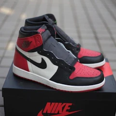 NIKE(ナイキ) AIR JORDAN 1 ALTERNATE BRED TOE 555088-610 1枚目