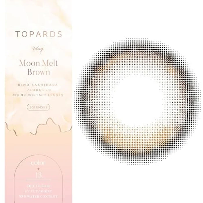 TOPARDS ムーンメルトブラウン ワンデー 1枚目