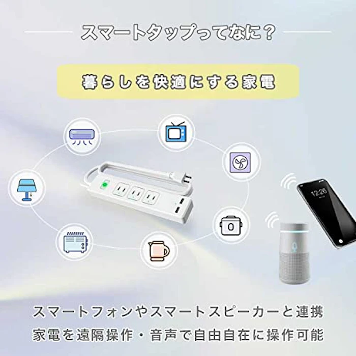 Meross 【Apple製品対応】 Meross スマート電源タップ usb wifi 3+2(AC差込口+USBポート) 1.8m 2.4GHz対応 省エネ 遠隔操作 HomeKit Amazon Alexa Google Home ホワイト 28 x 3 x 4.5cm MSS425HKJP 2枚目