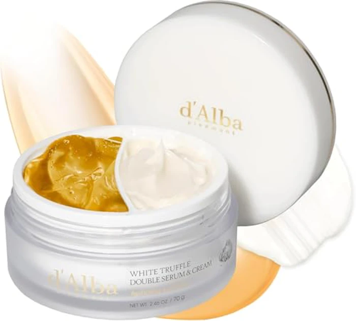 d'Alba ホワイトトリュフ ダブルセラムアンドクリーム (70g) 1枚目
