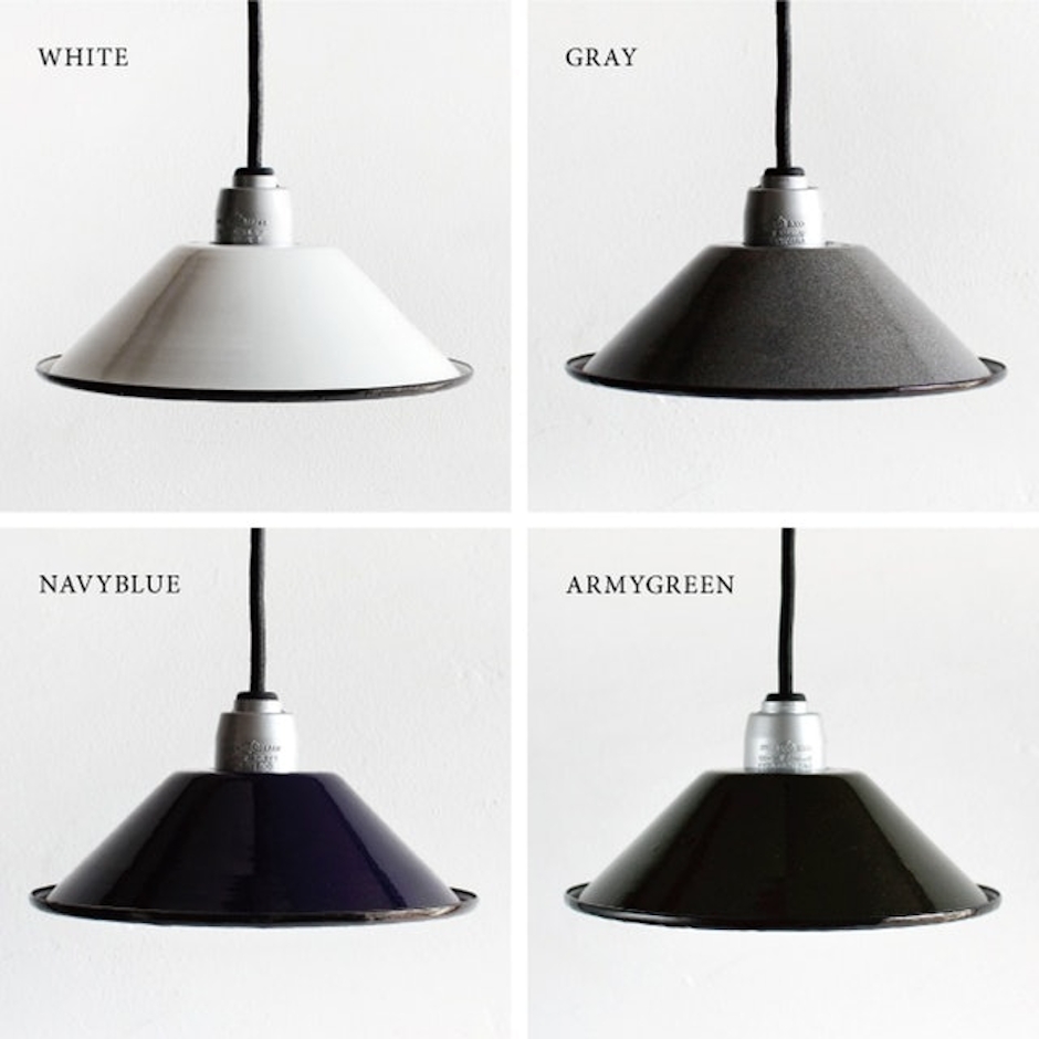 PUEBCO HEAVY DUTY ENAMEL IRON LAMPSHADE 3枚目