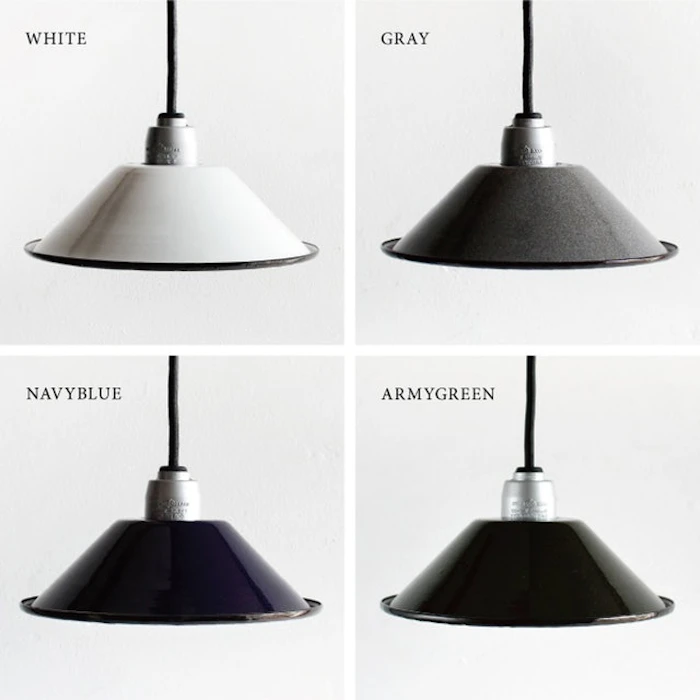 PUEBCO HEAVY DUTY ENAMEL IRON LAMPSHADE 3枚目
