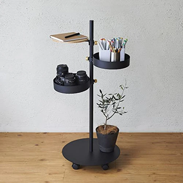 平安伸銅工業 DRAW A LINE 019 Tray Black ドローアライン トレイ ブラック 縦専用パーツ 幅23×奥行29×高さ6cm 耐荷重2kg D-T-BK 6枚目
