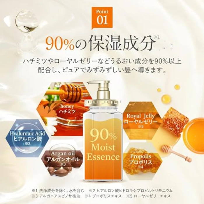 &honey メルティ モイストリペア トリートメント 2.0 5枚目