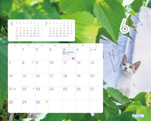 にゃっぷる 旅するねこカレンダー2026 卓上版「毎日がねこの日」／ねこの保護団体への寄付つき 5枚目