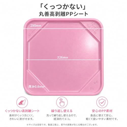 ライスペーパートレイ2枚入り くっつかない 生春巻き 簡単調理 調理器具 みか＠ライスペーパーネキ ゴイ・クオン トレー 2枚目