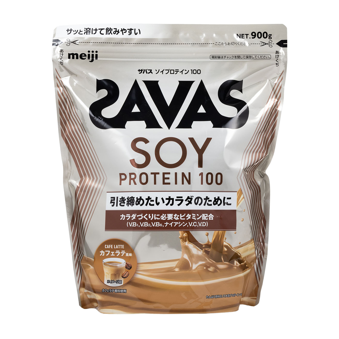 明治 ソイプロテイン100 カフェラテ風味 1枚目