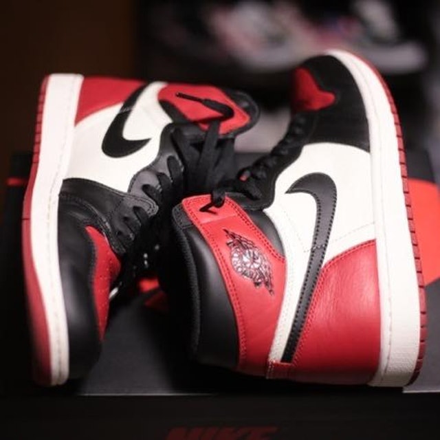NIKE（ナイキ） AIR JORDAN 1 ALTERNATE BRED TOE 555088-610 2枚目