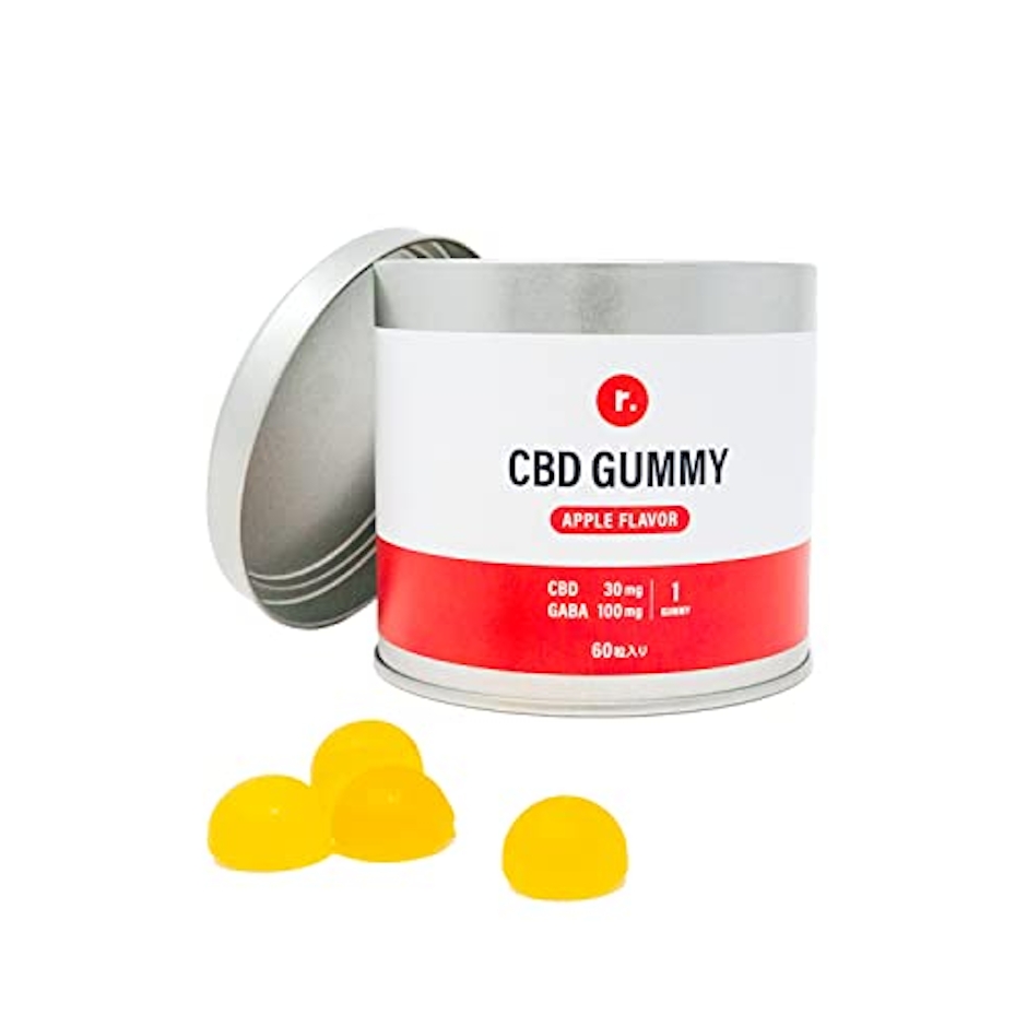 roun roun CBD グミ 60粒 CBD 1800mg GABA 6000mg 1粒CBD30mg GABA100mg 高濃度 日本製 ブロードスペクトラム 1枚目