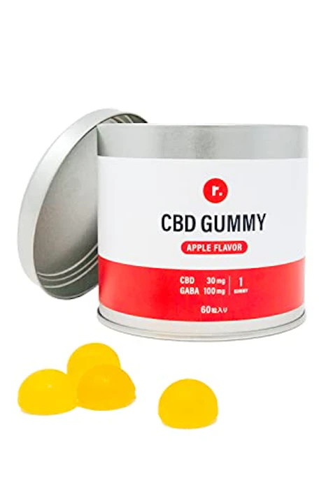 roun roun CBD グミ 60粒 CBD 1800mg GABA 6000mg 1粒CBD30mg GABA100mg 高濃度 日本製 ブロードスペクトラム 1枚目