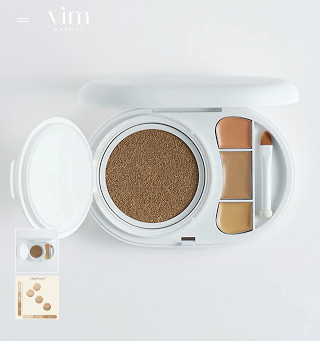 vim BEAUTY エフェクトライクフィニッシュ ファンデーションキット 26 warm 1枚目