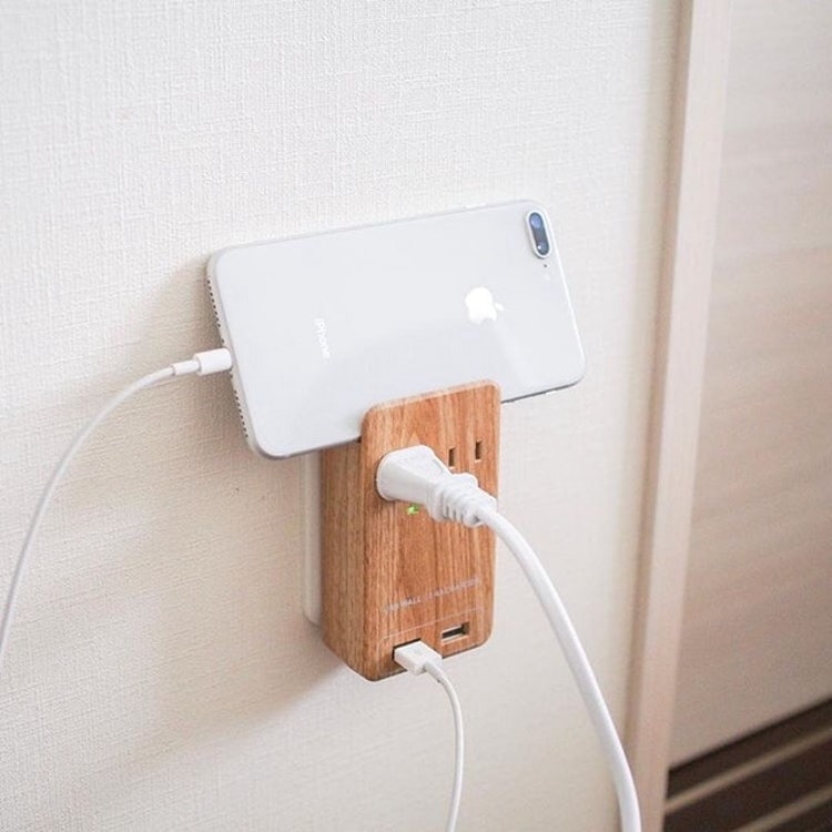 ファーゴ USB WALL ベージュウッド PT221BEWD 1枚目