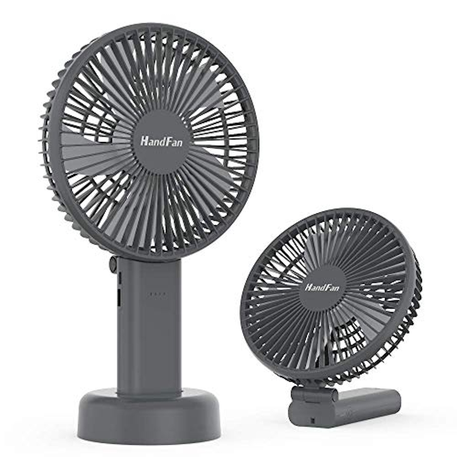 HandFan 携帯扇風機 ハンディファン 大きいサイズ 直径16.5cm Type-c充電式 4000mAh 1枚目