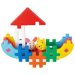 学研 ディズニー ティンカーキッズ Gakkenニューブロック 〈くまのプーさん〉バッグ(対象年齢:2歳以上)83811 1枚目