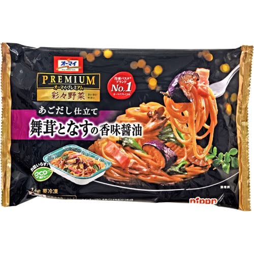 ニップン オーマイプレミアム 舞茸となすの香味醤油 1枚目