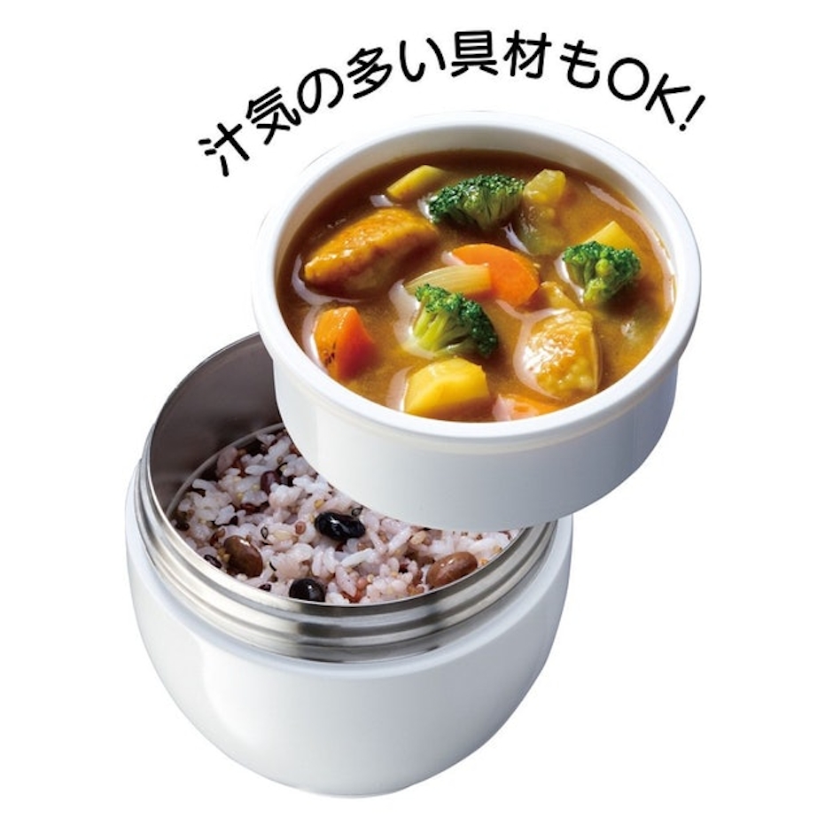 スケーター 保温弁当箱 丼型 540ml スヌーピー 3枚目