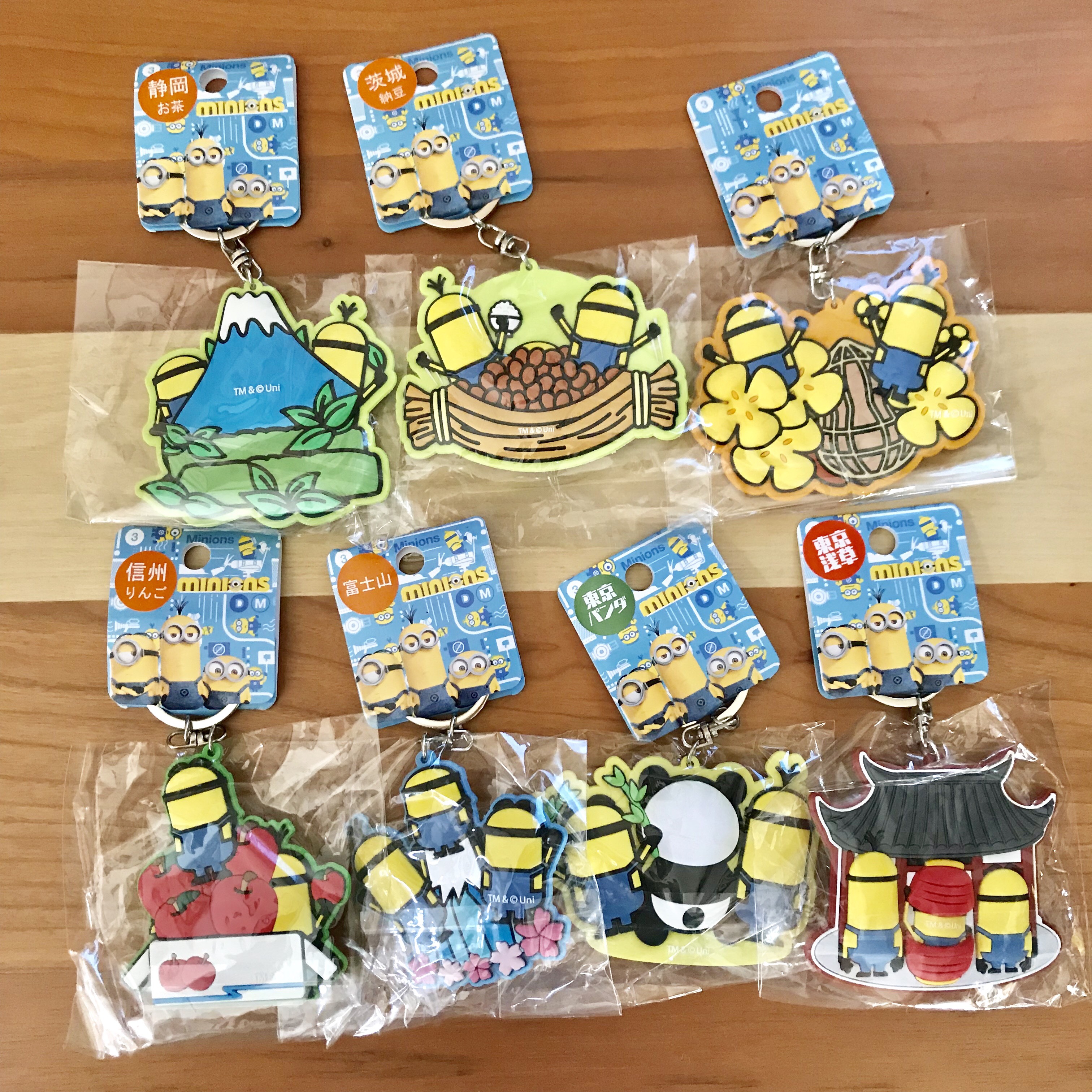 Tonglu Haohao Household Factory ご当地 ミニオンズ・MINIONS ラバーマスコット 2枚目