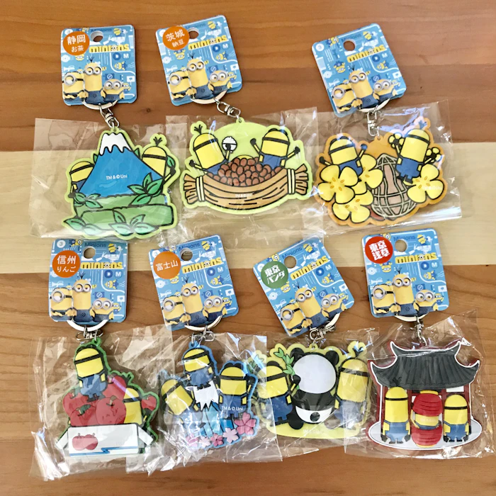 Tonglu Haohao Household Factory ご当地 ミニオンズ・MINIONS ラバーマスコット 2枚目