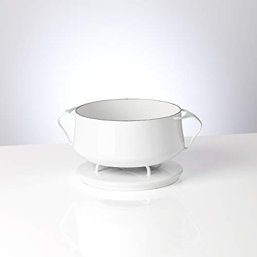 DANSK ダンスク コベンスタイル 両手鍋 18cm 2.2L IH対応 ホワイト オーブン対応 ホーロー 833299 3枚目