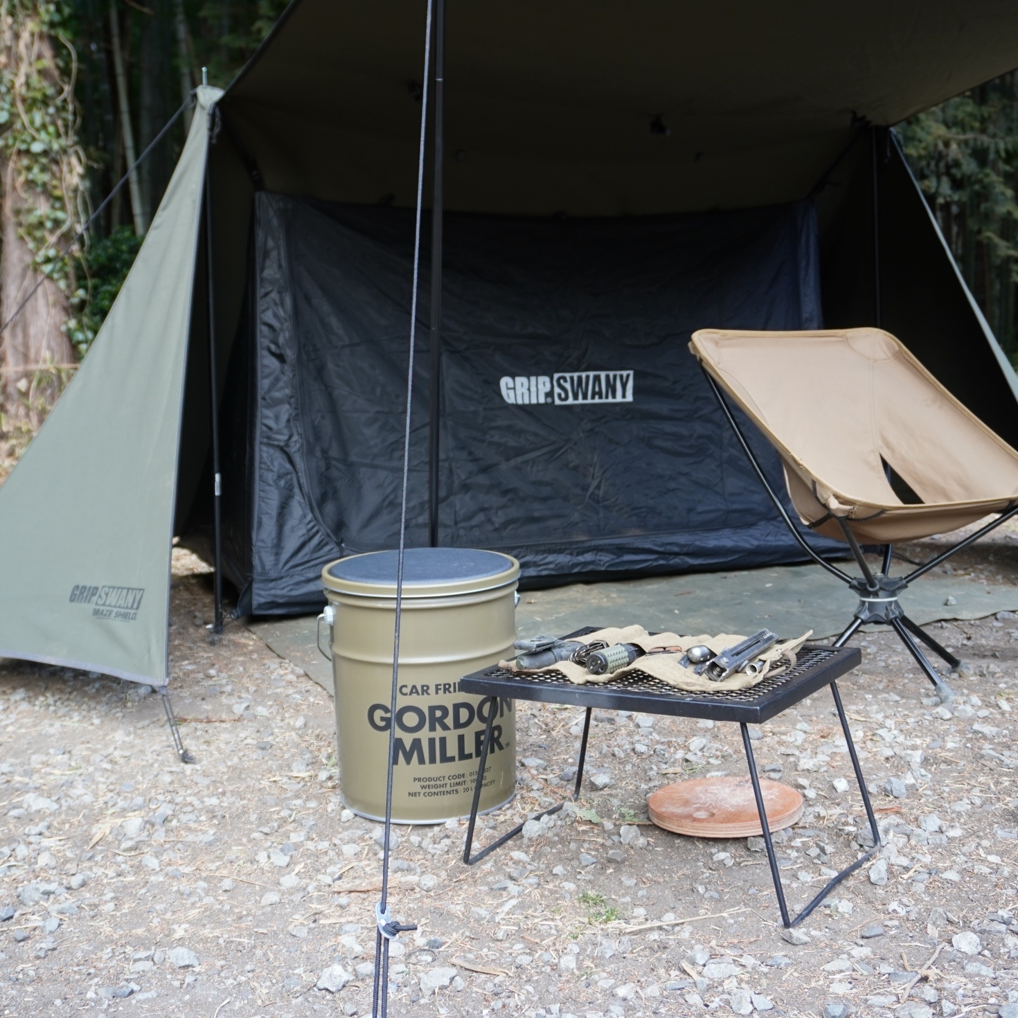 GRIP SWANY グリップスワニー  FIREPROOF GS TENT GST-01  1枚目