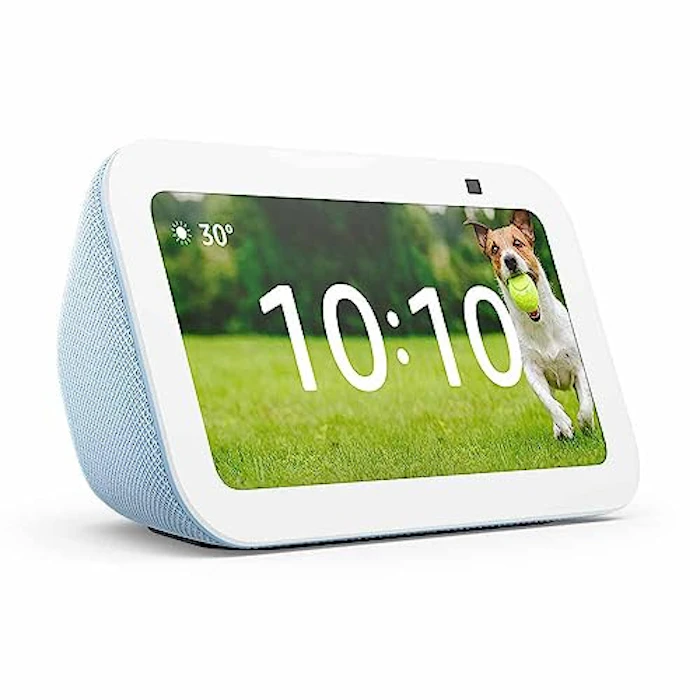 AMAZON 【New】Echo Show 5 (エコーショー5) 第3世代 - スマートディスプレイ with Alexa、2メガピクセルカメラ付き、クラウドブルー 1枚目