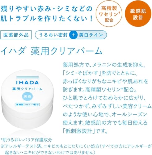 資生堂 イハダ 薬用美白 ローション・エマルジョン・バーム 8枚目
