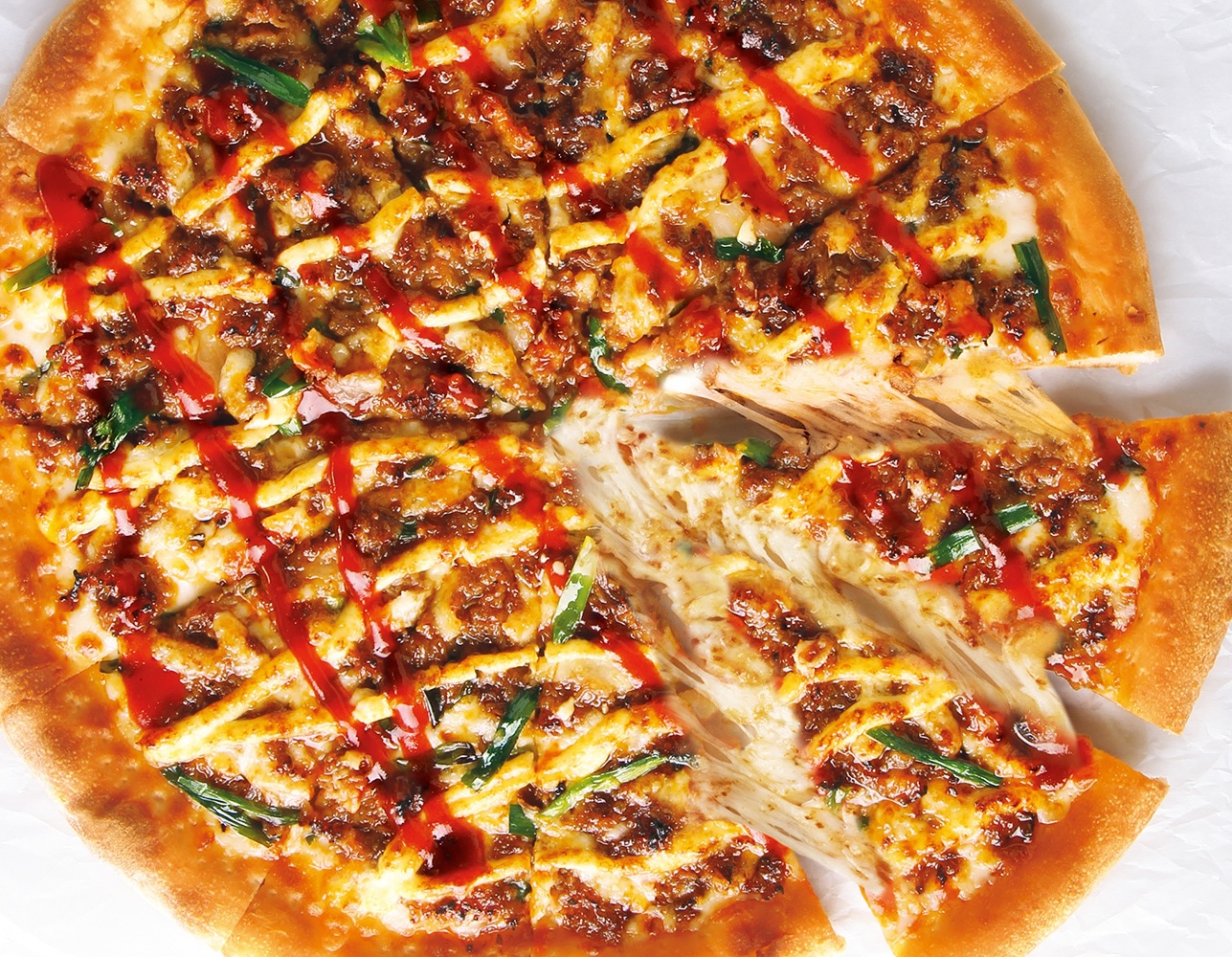 ピザハット 新・特うまプルコギ　Mサイズ 1枚目