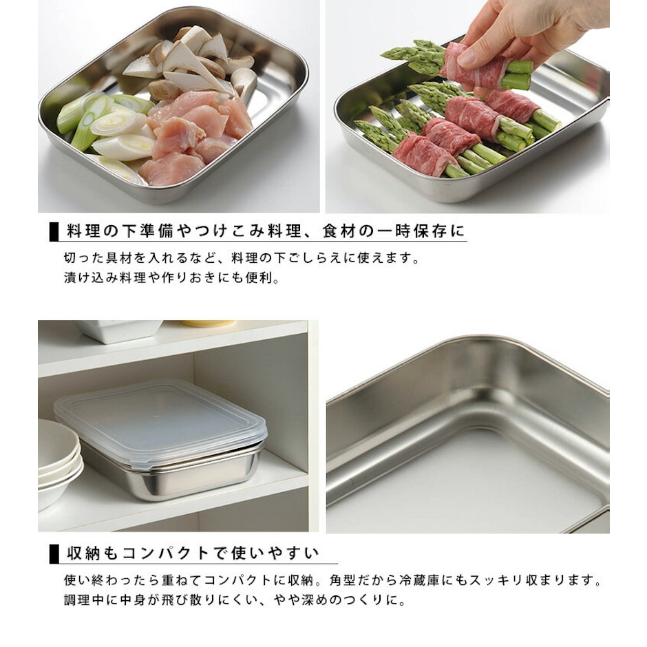 【500円OFFクーポン対象】ステンレスバット5枚組 アミ付き TA12 AUX 【ポイント10倍/送料無料】【p0522】【ASU】 10枚目