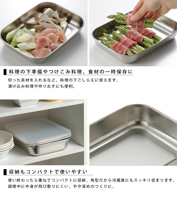【500円OFFクーポン対象】ステンレスバット5枚組 アミ付き TA12 AUX 【ポイント10倍/送料無料】【p0522】【ASU】 10枚目