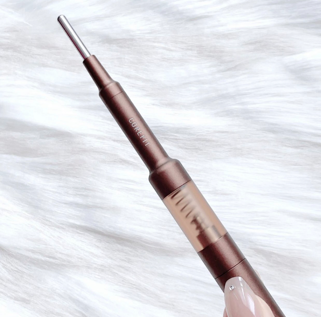 The FACE POiNTER 7th フェイスポインター COREFIT ポスポス ペン型美顔器 フェイスライン（ディープレッド） 1枚目