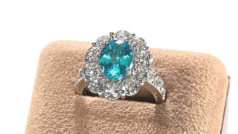 カピルのお店・デルミリオーレ パライバトルマリン（リング） 1枚目