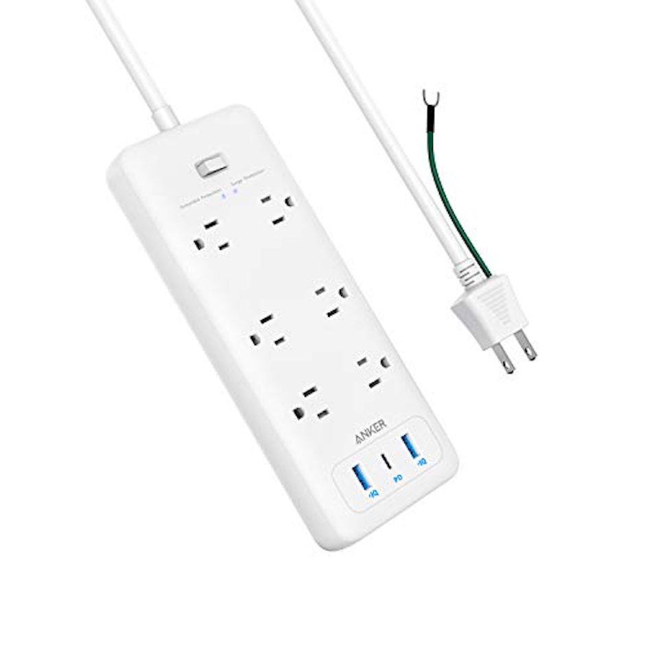 Anker Anker 511 USB Power Strip (USBタップ 電源タップ AC差込口 2口 USB-C 1ポート USB-A 2ポート 延長コード 1.5m) 【PSE技術基準適合/USB Power Delivery対応 】MacBook PD対応 Windows PC iPad iPhone Galaxy Android スマートフォン ノートPC 各種 その他機器対応 1枚目