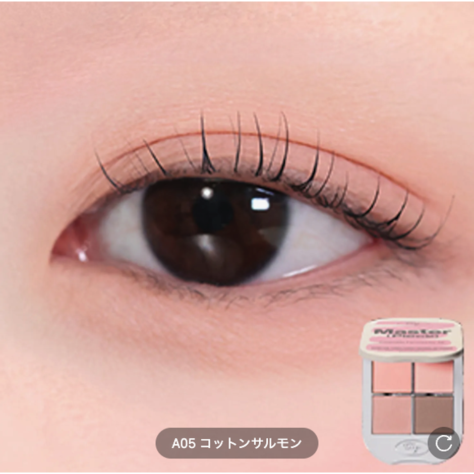 Tooq Master One by genuine magnetic eye shadow A05 Cotton Salmon 7枚目
