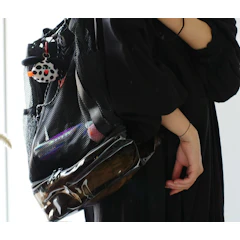 FREAK'S STORE デイバック リュック 「Beach & Festival」 2WAY メッシュクリアバッグ/ナップサック レディース 1枚目
