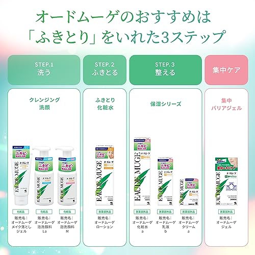小林製薬 【公式】オードムーゲ 薬用スキンクリーム 40g くり返すニキビ・肌あれ予防を考えたオードムーゲシリーズ 抗炎症成分配合 医薬部外品 薬用スキンミルクサンプル付き 小林製薬 5枚目