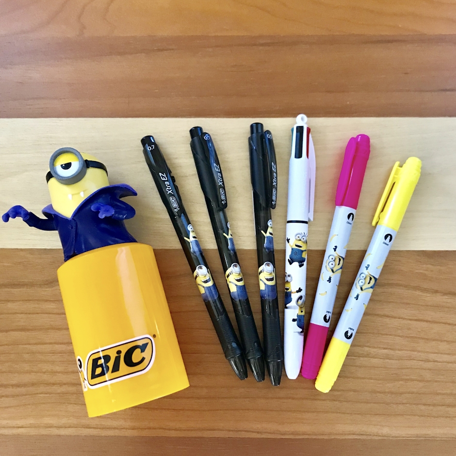 Bic ミニオンズ ステーショナリーセット 5枚目