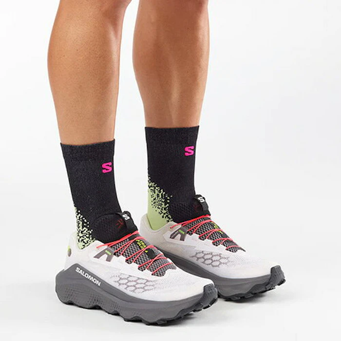 SALOMON ULTRA GLIDE 4 Lilac Ash / Excalibur / Pink Yarrow 2枚目