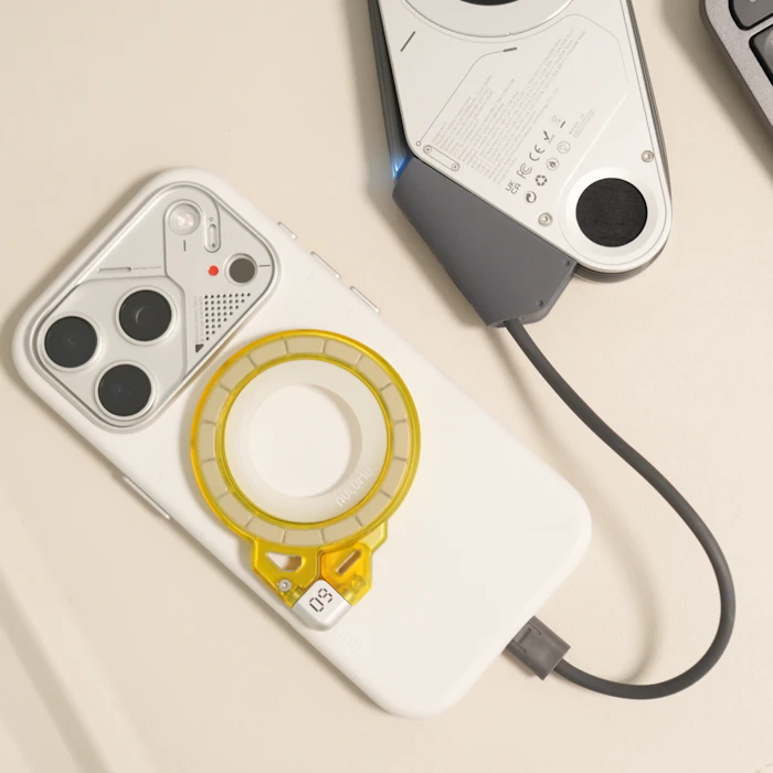 Aulumu G09 Ghost 【360度回転 Magsafe リング】 MagSafe対応 スマホリング・両面マグネット・ハンドルリング付き | iPhone 17/16/15/14/13/12シリーズ対応 | つや消し透明PC - ゴースト・フィルム 2枚目