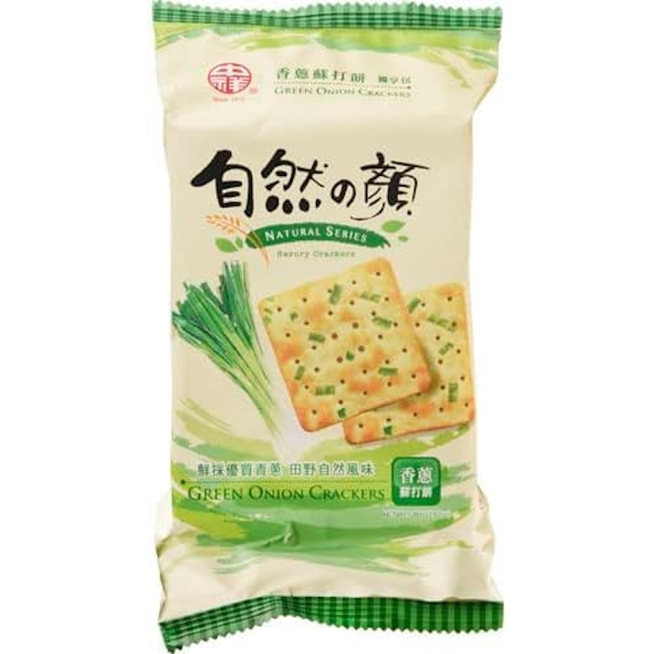 株式会社キャメル珈琲 自然の顔 台湾伝統葱クラッカー オリジナル 80g 1枚目