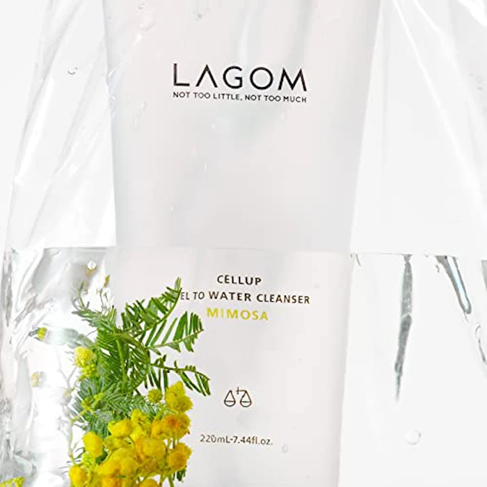 LAGOM ジェルトゥウォーター クレンザー ミモザの香り 朝用洗顔料 洗顔ジェル 220mL 5枚目