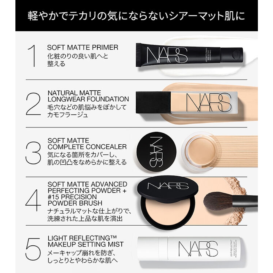 NARS ナチュラル ロングウェア ファンデーション 10枚目