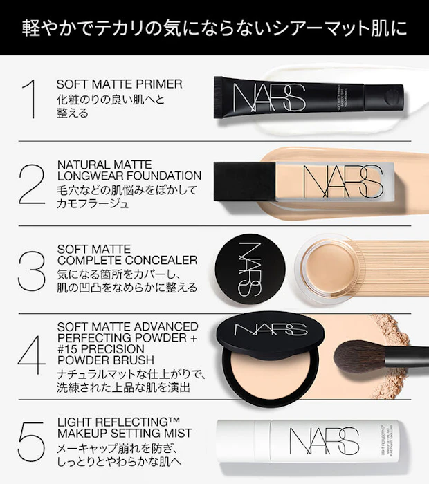 NARS ナチュラル ロングウェア ファンデーション 10枚目