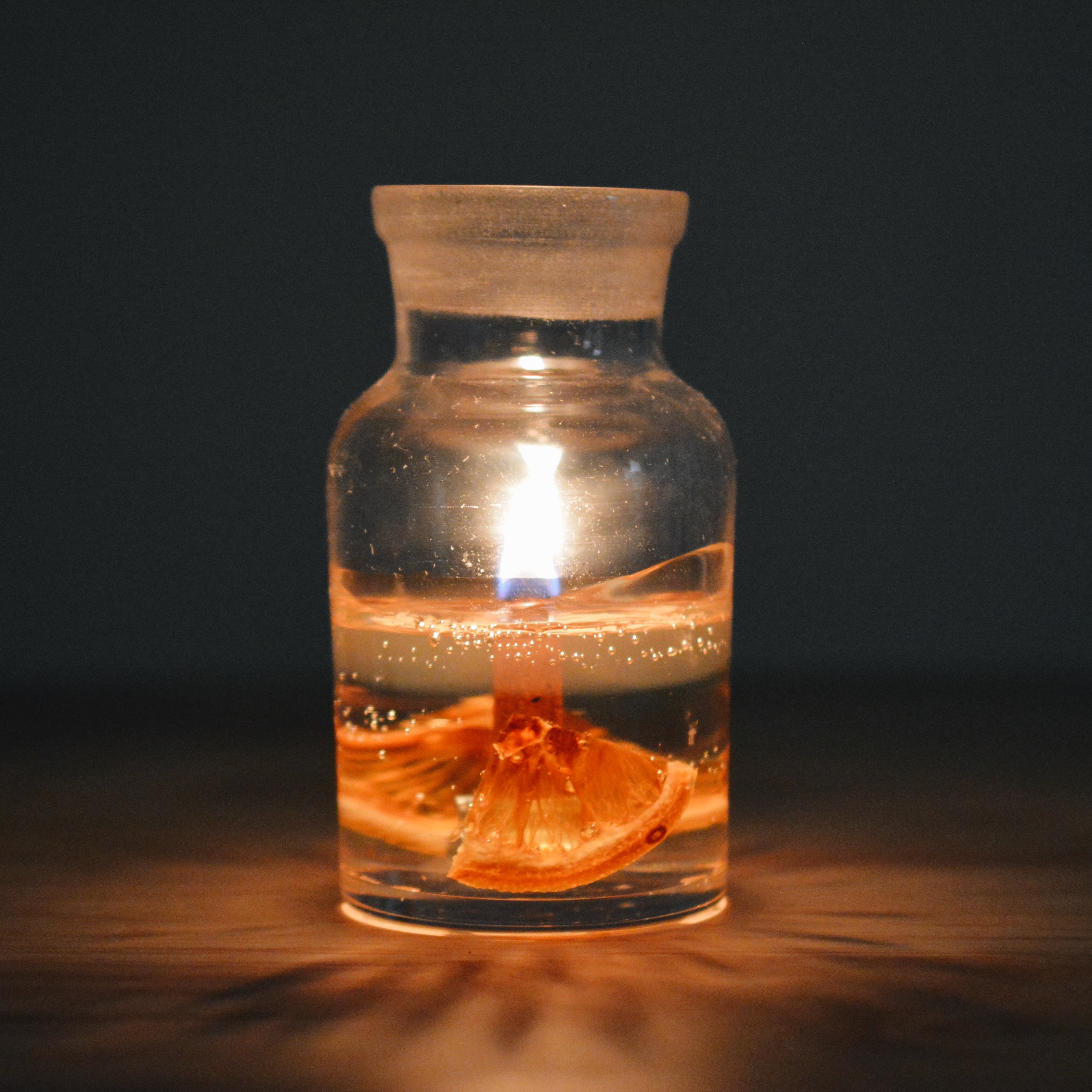 nicori candle's gallery 音の出るアロマキャンドル BOTANICAL BOTTLE CANDLE 4枚目
