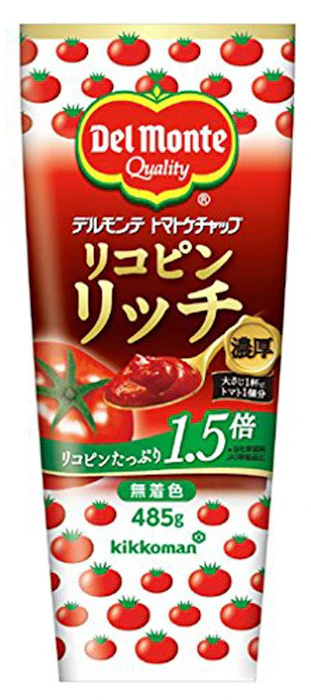 キッコーマン食品 デルモンテ リコピンリッチ トマトケチャップ 1枚目