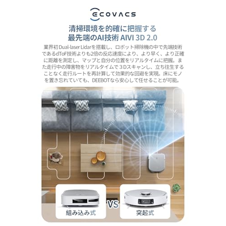 エコバックス DEEBOT X2 OMNI 6枚目