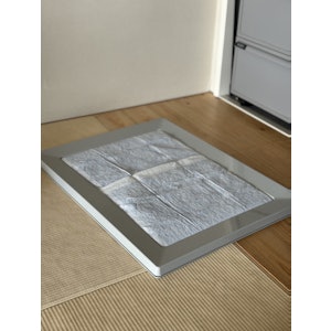 アイリスオーヤマ 犬 トイレトレー ワイド スタイリッシュ ペットトレー アイリスオーヤマペットトイレ ペットシート トレー スクエアドッグトレー SQDT-616W 犬用 トイレ 簡単 おしゃれ シンプル 1枚目